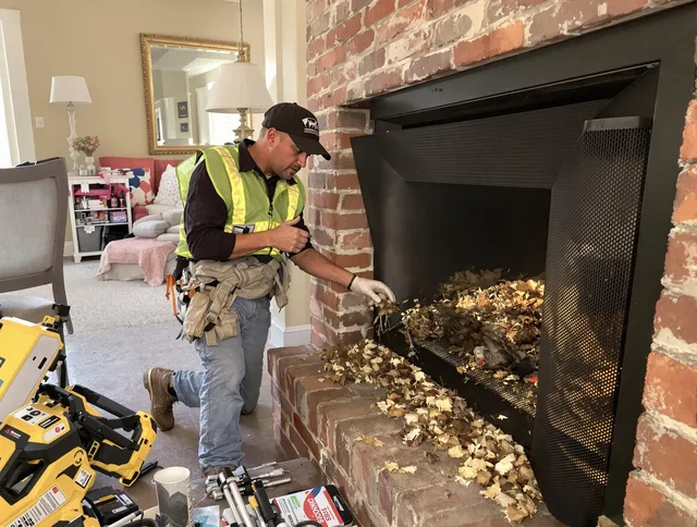 Safe screening installation by Warwick Chimney Sweep in Warwick, RI