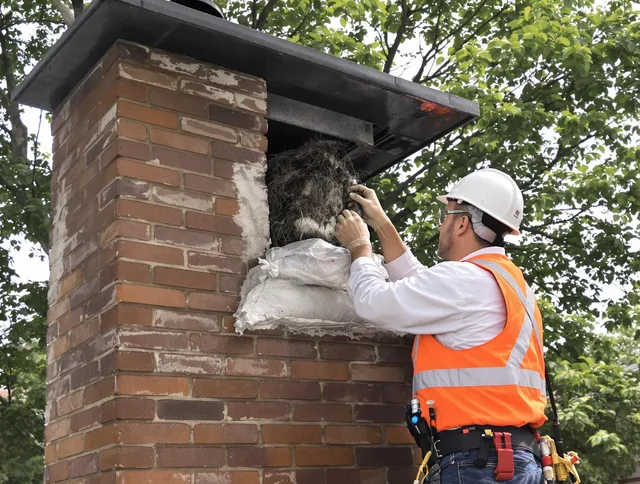 Humane removal of debris and animals by Warwick Chimney Sweep in Warwick, RI