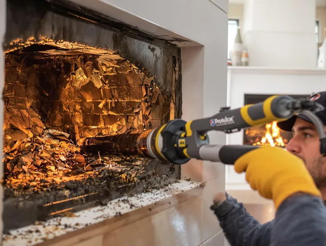 Professional chimney cleaning by Warwick Chimney Sweep in Warwick, RI
