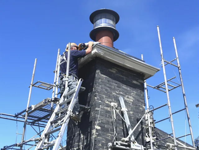 Sturdy chimney crown finished by Warwick Chimney Sweep in Warwick, RI