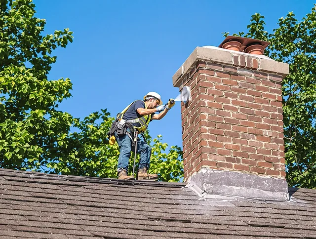 Warwick Chimney Sweep performing an inspection with advanced tools in Warwick, RI