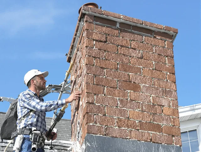 Brickwork for a chimney rebuild by Warwick Chimney Sweep in Warwick, RI