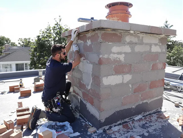 Advanced chimney repair process by Warwick Chimney Sweep in Warwick, RI