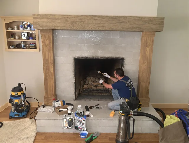 Detailed creosote removal process by Warwick Chimney Sweep in Warwick, RI